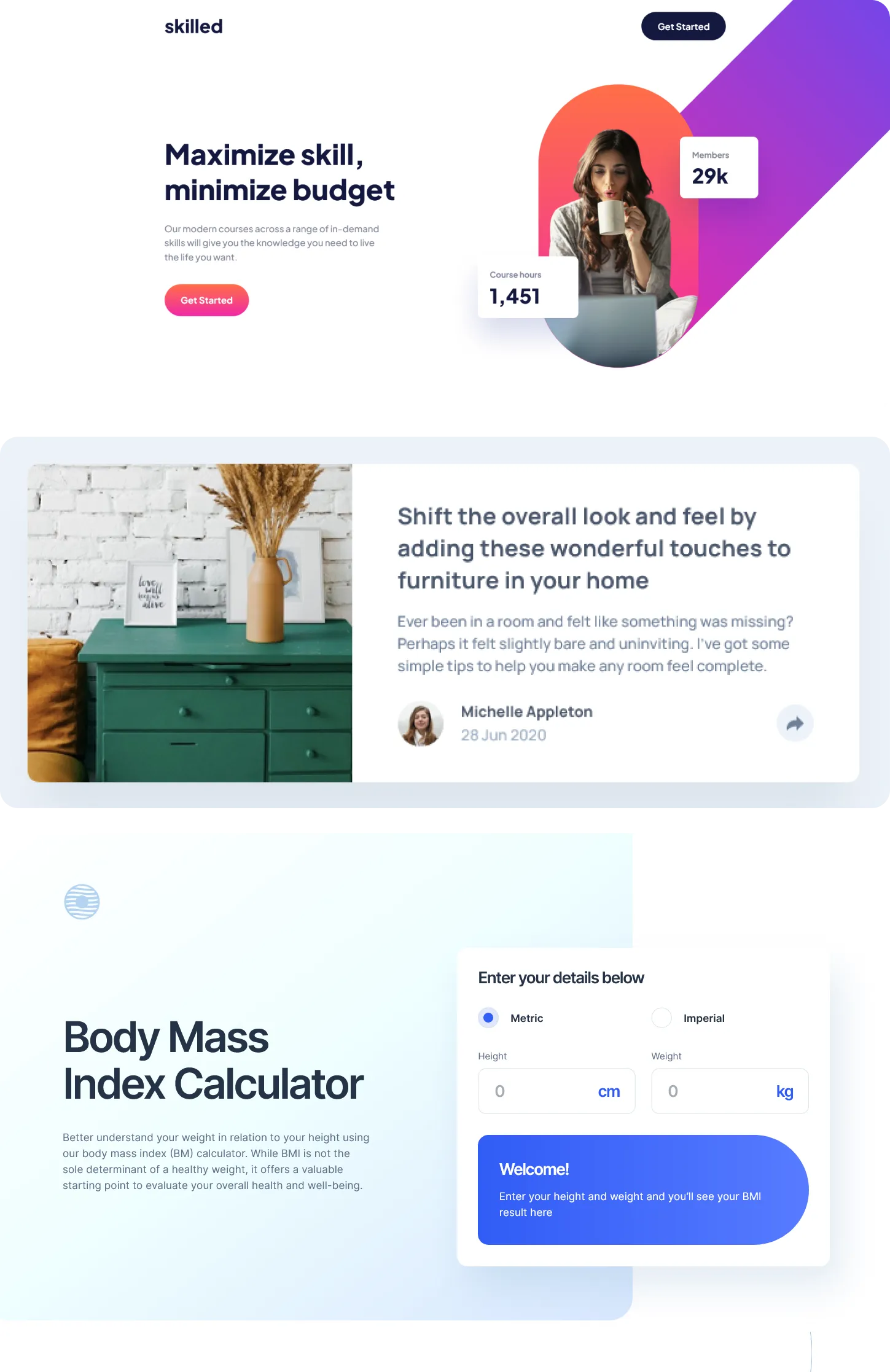 Screenshots of my Frontend Mentor challenge solutions