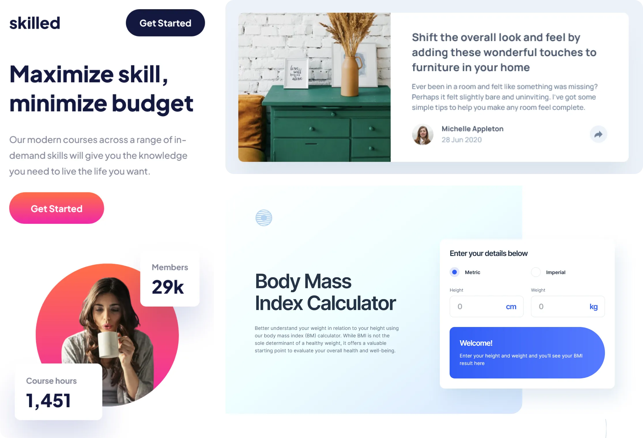 Screenshots of my Frontend Mentor challenge solutions