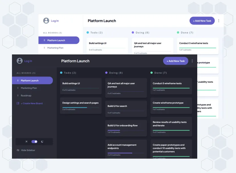 Screenshot of this project